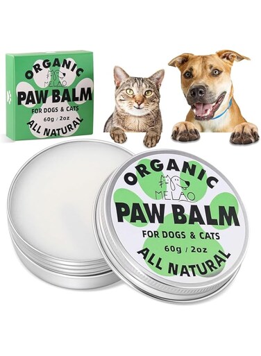 Uniface Natural Paw Balm Dogs,Dog Nose Balm-Heals, Repairs &amp; Restores Dry,2 oz Dog Paw Moisturizer Suitable for Dogs and Cats