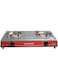 Olsenmark Stainless Steel Double Burner Gas Stove - auto Ignition - ABS Knobs