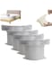 Bed Sheet Holder Set with Lock Strips, Heavy Duty Bed Sheet Fasteners, Non Slip Lock Sheet Clips, for All Size Mattress, Blankets, Bedding (Grey 4pcs)