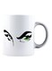 Your Wall Eyes Design Coffee Mug White/Black/Green