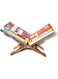 Billion Deals Traditional Handmade Wooden Geeta Kuran Stand (12in Approx. )