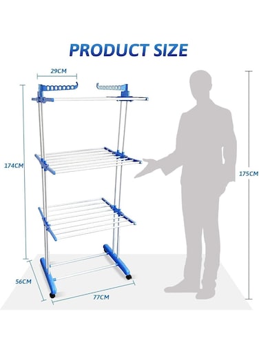 Layers Clothes Drying Rack