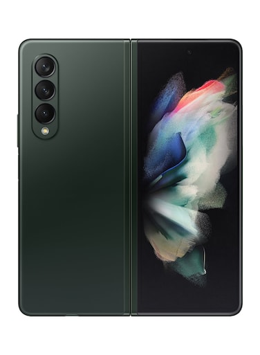 Samsung Galaxy Z Fold3 Dual SIM, 12GB RAM, 512GB, 5G, Phantom Green - UAE / TRA Version (And eSIM)