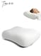 Ventures Deep Sleep Pillow, Patented Ergonomic Contour Design for Side &amp; Back Sleepers, Orthopedic Cervical Shape Gently Cradles Head &amp; Provides Neck Support &amp; Shoulder Pain Relief - White