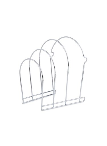 Home Essentials Pan Organizer 33x23x24.5cm - Chrome