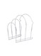Home Essentials Pan Organizer 33x23x24.5cm - Chrome