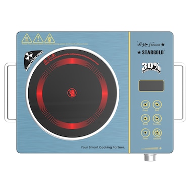 STARGOLD Infrared Cooker 2000W Single Burner Electric Stove Digital Touch Control Cooker, SG-1174