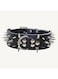 haoyueer Sharp Spiked Studded Dog Collar 2 Inch Width Stylish Leather Dog Collars for Medium &amp; Large Dogs Pitbull,Labrador,Boxer Rottweiler German Shepherd &hellip; (M, Black)