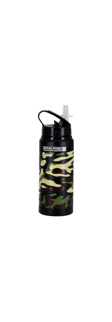 Royalford 600ML Stainless steel Sport Bottle Black
