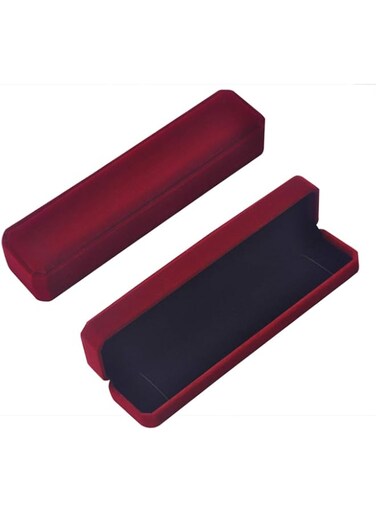 iSuperb 2 x Velvet Jewellery Storage Box for Rings Pendant Double Box for Wedding Rings Engagement Earrings Jewelry Box (Bracelet Box)