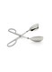 East Stainless Steel Salad Tongs, Kitchen Tongs Cooking Tongs Strong Grip Bread Tongs Multifunctional Scissors Serving Tongs for Vegetables, Salads, Meat, Desserts, Appetizers, Steaks, Etc. (Silver)