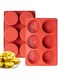 Silicone Egg Molds, 2 Pack Starbuc Egg Bites Molds Deep 3 Inch Dash Silicone Egg Cups Sous Vide Egg Mold Round Rolls Molds for Egg Breakfast Sandwiches, Omelets, Poached Eggs, Dinner Rolls Baking