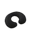 Travel Pillow Polyester Black 36x30x10cm