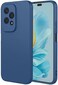 Case for Honor 200 Lite 5G, Liquid Gel Rubber Bumper Case Honor 200 Lite 2024 with Soft Microfiber Lining Cushion Slim Hard Shell Shockproof Protective Cover for Honor 200 Lite 5G 2024 (Blue)