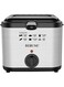 REBUNE Deep Fryer 2.5L 1800W with View Window and Stainless Steel Lid for Home, Kitchen and Restaurants RE-11-048 Silver