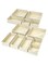 Freeway Elegance12-Piece Beige Cloth Storage Set - Stylish, Foldable Organizers for Clothes, Undergarments, Socks, and Baby Clothing - Space-Saving Fabric Bins for Smart Closet Organization