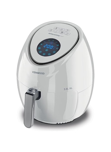 Kenwood Digital Air Fryer XL 3.8L 1.7Kg 1500W With Rapid Hot Air Circulation For Frying, Grilling, Broiling, Roasting, Baking And Toasting Hfp30.000Wh, White