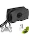 PawPawU&reg; Dog Poop Bag Dispenser, Doggie Waste Bags Holder for Leash, Portable Zippered Trash Bag Pouch with Bonus Used Bags Clip to Free Your Hands and Dispense Bags Easily