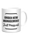 Just Married Printed Coffee Mug White/Black Standard