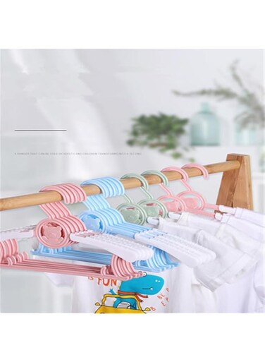 GMWARDDF Baby Hangers Bulk Toddler Hangers Kids Hangers，20pcs Portable Cute Clothes Hanger Kid Baby Clothes Coat