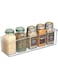Idesign Affixx Plastic Wall Mount Organizer Rack, Shelf For Kitchen, Bathroom, Office, Bedroom, Craft Room, 3" X 11" X 3.25", Clear, Large