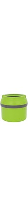 Royalford 700 ML Wonder Meal Lunch Box- RF11692 round box with Stainless Steel Inner and super PU insulation Premium-Quality, 100% Food-Grade, BPA-Free, Leak-Proof Built-In Green