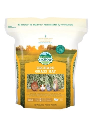 Oxbow Orchard Grass Hay for Small Animals, 15 oz