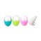 PowerSafe Oval-Shaped LED Night Light, 0.5W with Switch &ndash; Assorted Colors (Model PSNL69)
