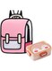 Star Babies Back to School Value Pack Set (Kids School Bag with Lunch Box)-Pink
