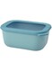 . Cirqula Multi Bowl Rectangular 1500 ml Nordic Green-Food Storage Box-Stackable-Dishwasher Safe, Polypropylene, 1,5 ml