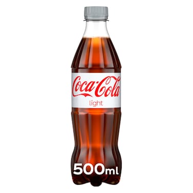 Coca-Cola Light Carbonated Soft Drink PET Bottle, 500ml