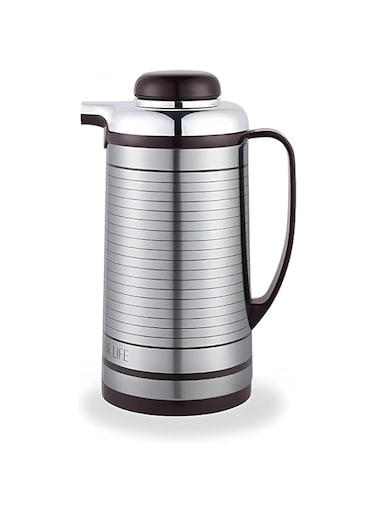 BLACKSTONE Vacuum Flask Stainless Steel Thermal Vacuum Jug, Leak Proof Vacuum Insulated Stainless Steel Keeps Beverages Hot and Cold 8312S (1.0 L)