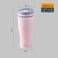 Insulated Stainless Steel Vacuum Mug, 360ml - Your Perfect Portable Thermal Tumbler for Hot and Cold Beverages Anywhere: Home, Gym, Outdoors, Office, and School - Pink