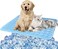 Zuooiec Dog Cooling Mat, Washable Pet Cooling Mat, No Water or Refrigeration Required, Collapsible Self- Cooling Pad for Dog Bed, Cat, Rabbit and Guinea Pig Cages (S, 50 * 40 cm)
