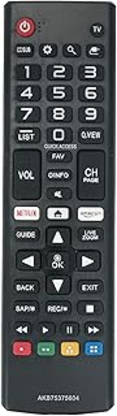 VINABTY Replaced Remote fit for LG TV 70UK6570 86UK6570 75UK6570 43UK6300 49UK6300 50UK6300 55UK6300 65UK6300 43UK6500AUA 50UK6500AUA 55UK6500AUA 65UK6500AUA 43UK6300BUB 49UK6300BUB AKB75375604