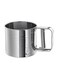 Stainless Steel Flour Sifter Silver 9.5x10.5centimeter