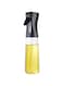 ECVV 300ml Oil Sprayer for Kitchen Cooking, Oil Dispenser Bottle Spray Mist, Olive Oil Mister Refillable, Used for Making Salad, Baking, Frying, BBQ, Spraying Vinegar Lime Juice Clear Black