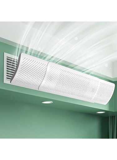AFIXEASY Air Conditioner Deflector,Split AC Air Conditioning Baffles,Air Conditioning Wind Shield,Adjustable Anti Direct Blowing Windshield Wing,Anti-Direct Blowing Baffle Windshield for Home