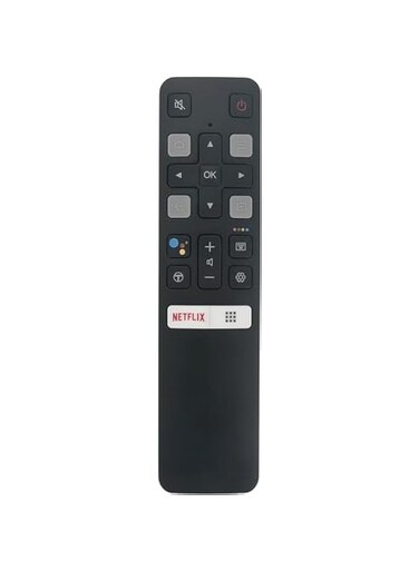 RC802V Replaced Voice Remote fit for TCL Android TV 40S330 32S330 43S434 50S434 55S434 65S434 75S434 32S65A 65P8S 65P8 55P8S 55P8 55EP680 50P8S 50P8 40A325 49S68 32S6510S 32A325 32A323