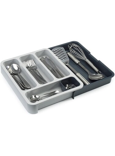 Joseph Joseph Drawerstore Expandable Cutlery Tray Dark Gray 1 EA 85042