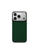 جراب Mobcos لهاتف iPhone 17 Pro Max Chex بلون أخضر سادة مصنوع من ألياف الأراميد، بنسيج 1500D Fusion Weave، غطاء مغناطيسي فائق النحافة وخفيف الوزن، متوافق مع MagSafe