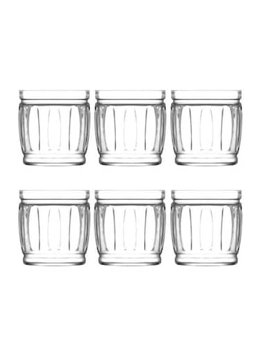 6-Piece Fiona Glass Set Clear