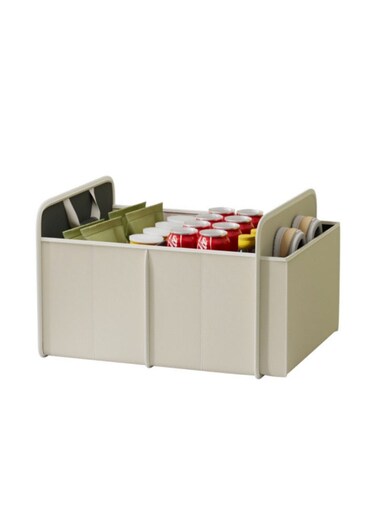 Foldable Car Trunk Organizer - Multi-Function, Large Capacity, Perfect for Road Trips and Rear Cargo Storage