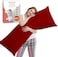 CRAFT&Acirc;&reg; Full Body Long Pillow with Cotton Cover - Burgundy, 50 x 140 cm