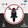Lovely Baby Power Riding Motorcycle for Kids LB 9030EL, Motorbike, Ride-on with LED Lights, Music, MP3, Hand Accelerator, Leather Seat, EVA Wheels, Ages 2-4 Years