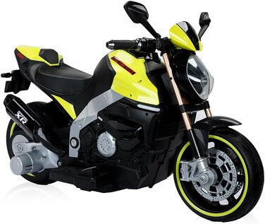 Lovely Baby Power Riding Motorcycle for Kids LB 9030EL, Motorbike, Ride-on with LED Lights, Music, MP3, Hand Accelerator, Leather Seat, EVA Wheels, Ages 2-4 Years