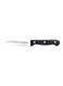Serrated Utility Pointless Knife Black/Silver 5inch