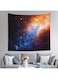 Galaxy Nebula Tapestry Wall Hanging: Universe Space Art, Blue Starry Sky Trippy Tapestry for Bedroom (130 x 150cm)