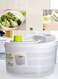 Gallery Fruits and Vegetables Dryer, Dry Off Drain Lettuce with Ease for Tastier Salads Hollow Basket, Hand-Cranked Vegetable Dehydrator Kitchen Washing Drying