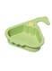 Hanging Draining Basket , With Rotating Bottom Lid , Kitchen Sink Food Strainer , Fruit Vegetable Washer Colander, Heavy Duty For Sink and Organizer, Storage Racks for Kitchen and Bathroom, Fits Most Faucets , Green, 26.5*8*20 cm
